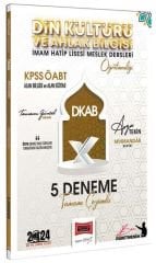 Yargı 2024 ÖABT Din Kültürü ve Ahlak Bilgisi Öğretmenliği Mihmandar 5 Deneme Çözümlü - Asya Tekin Yargı Yayınları