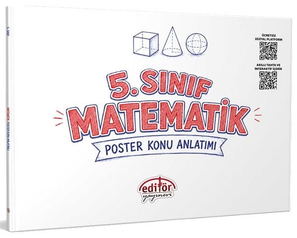 Editör 5. Sınıf Matematik Poster Konu Anlatımı Editör Yayınları
