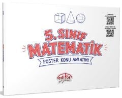 Editör 5. Sınıf Matematik Poster Konu Anlatımı Editör Yayınları