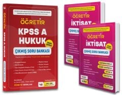Öğretir 2026 KPSS A Grubu Hukuk + İktisat Çıkmış Soru Bankası 2 li Set Öğretir Yayınları