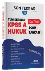 Öğretir KPSS A Grubu Hukuk Konu Özetli Soru Bankası Çözümlü - Mehmet Emin Muslu Öğretir Yayınları