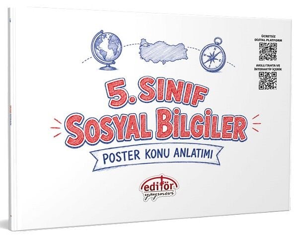 Editör 5. Sınıf Sosyal Bilgiler Poster Konu Anlatımı Editör Yayınları
