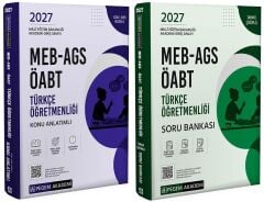 Pegem 2027 ÖABT MEB-AGS Türkçe Öğretmenliği Konu Anlatımlı + Soru Bankası 2 li Set Pegem Akademi Yayınları