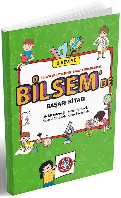 Çocuk Akademi 3. Sınıf BİLSEM'de Başarı Kitabı 3. Seviye Çocuk Akademi