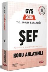 Data 2025 GYS Sağlık Bakanlığı Şef Konu Anlatımlı Görevde Yükselme Data Yayınları