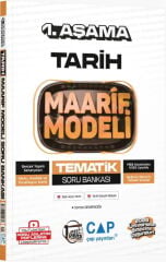 Çap Yayınları YKS TYT AYT Tarih Ders Platosu Maarif Modeli Tematik Soru Bankası 1. Aşama Çap Yayınları