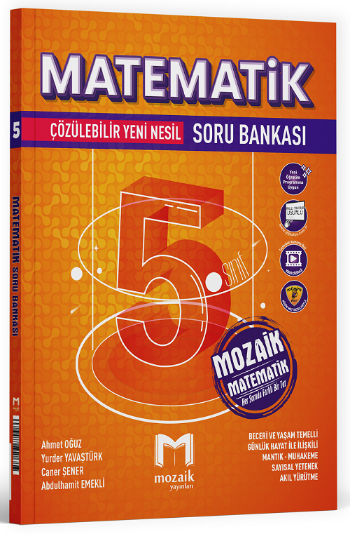 Mozaik 5. Sınıf Matematik Soru Bankası Mozaik Yayınları