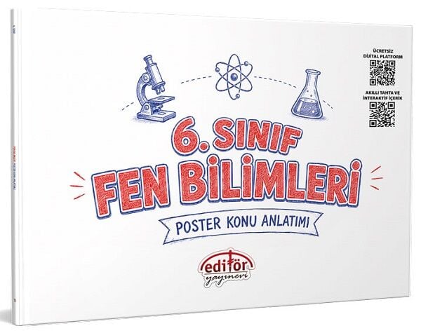 Editör 6. Sınıf Fen Bilimleri Poster Konu Anlatımı Editör Yayınları