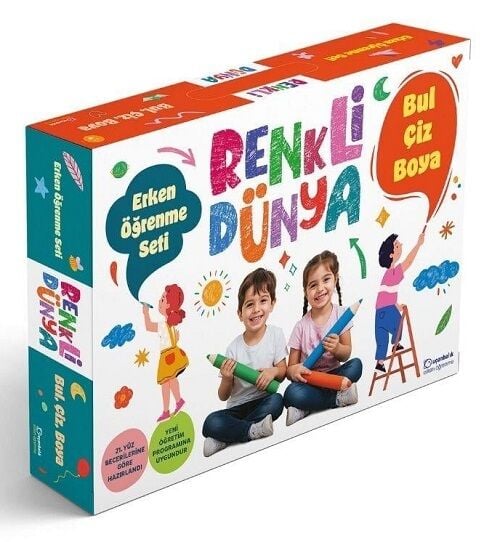 RENKLİ DÜNYA Erken Öğrenme Seti - Şenay Erdem Uçanbalık Yayınları