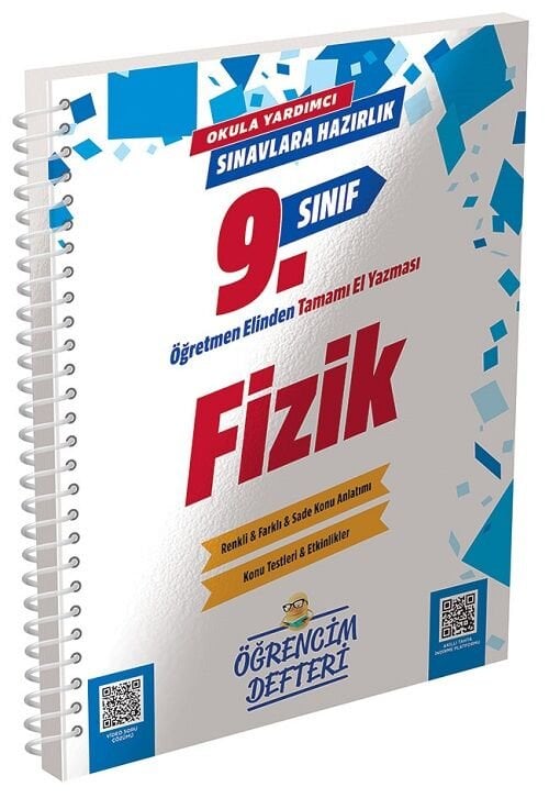 Murat 9. Sınıf Fizik Öğrencim Defteri Murat Yayınları
