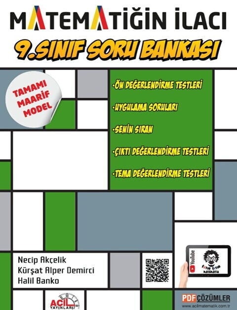 Acil 9. Sınıf Matematik Matematiği İlacı Soru Bankası Acil Yayınları