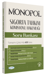 Monopol Sigorta Tahkim Komisyonu Hakemliği Soru Bankası Çözümlü 2. Baskı Monopol Yayınları
