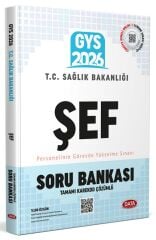 Data 2026 GYS Sağlık Bakanlığı Şef Soru Bankası Görevde Yükselme Data Yayınları