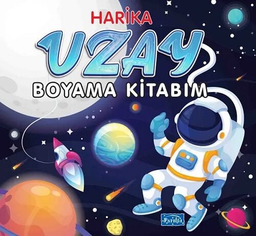 Harika Uzay Boyama Kitabım Parıltı Yayınları