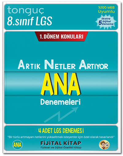 Tonguç 8. Sınıf LGS 1. Dönem ANA Denemeleri Tonguç Akademi