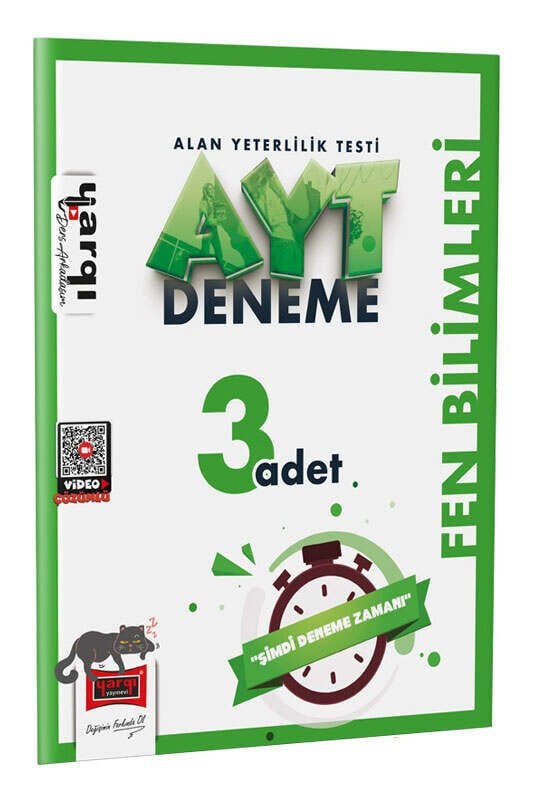Yargı YKS AYT Fen Bilimleri 3 Deneme Çözümlü Yargı Yayınları