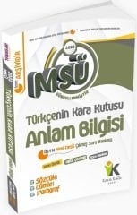 İnformal 2022 MSÜ Türkçenin Kara Kutusu Anlam Bilgisi Çıkmış Sorular Soru Bankası İnformal Yayınları