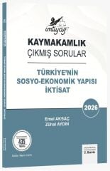 Temsil 2026 İMTİYAZ Kaymakamlık Türkiye nin Sosyo-Ekonomik Yapısı, İktisat Çıkmış Sorular 2. Baskı - Emel Aksaç, Zühal Aydın Temsil Kitap Yayınları