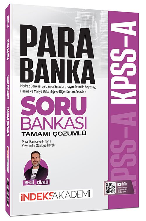 İndeks Akademi 2027 KPSS A Grubu Para-Banka Soru Bankası Çözümlü - Mesut Güzelli İndeks Akademi Yayıncılık