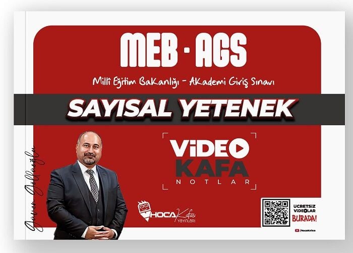 SÜPER FİYAT - Hoca Kafası 2025 MEB-AGS Sayısal Yetenek Video Kafa Notlar - Güven Göllüoğlu Hoca Kafası Yayınları