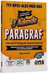 ENS Yayınları YKS TYT KPSS ALES MSÜ DGS Paragraf 3 Adımda Konu Özetki Soru Bankası ENS Yayınları