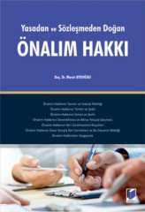 Adalet Yasadan ve Sözleşmeden Doğan Önalım Hakkı - Murat Aydoğdu Adalet Yayınevi