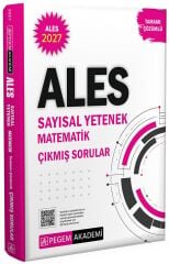Pegem 2027 ALES Sayısal Yetenek Matematik Çıkmış Sorular Çözümlü Pegem Akademi Yayınları