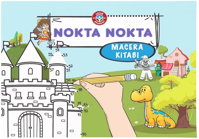 Çocuk Akademi 4-7 Yaş Nokta Nokta Macera Kitabı Çocuk Akademi