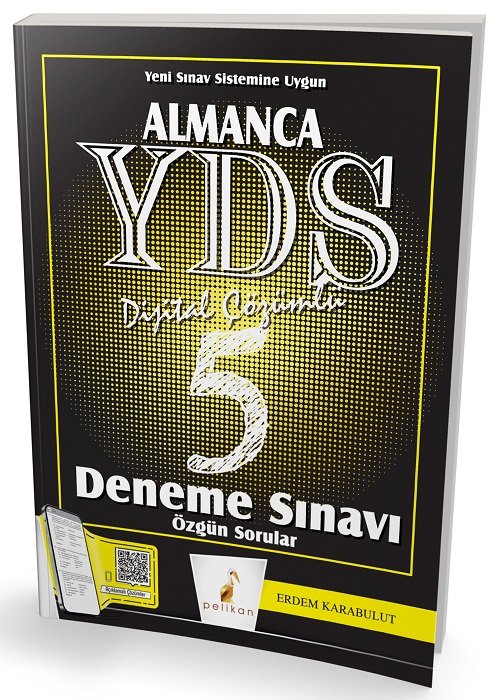 Pelikan YDS Almanca 5 Özgün Deneme Çözümlü - Erdem Karabulut Pelikan Yayınları
