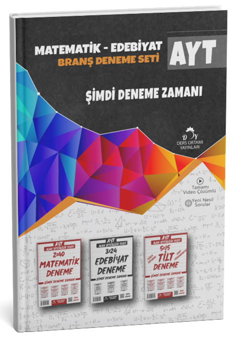 Ders Ortamı 2025 YKS AYT Matematik Edebiyat Branş Deneme Seti Çözümlü Ders Ortamı Yayınları