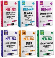 Pegem 2025 MEB-AGS Tüm Dersler Soru Bankası 6 lı Set Pegem Akademi Yayınları