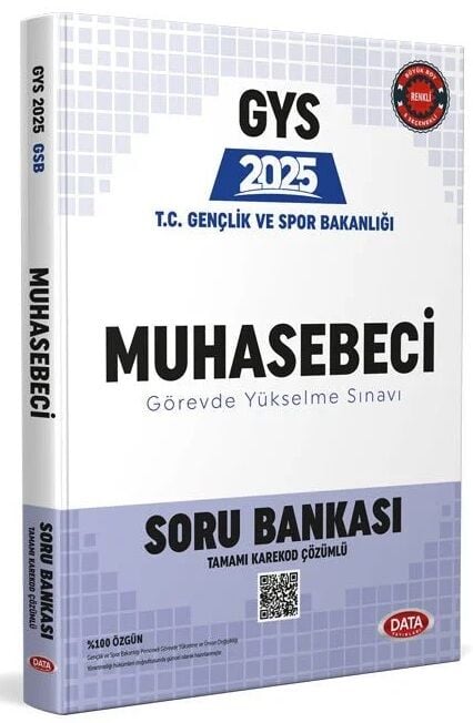 Data 2025 GYS Gençlik ve Spor Bakanlığı Muhasebeci Soru Bankası Görevde Yükselme Data Yayınları