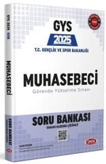 Data 2025 GYS Gençlik ve Spor Bakanlığı Muhasebeci Soru Bankası Görevde Yükselme Data Yayınları