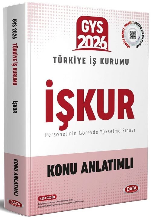 Data 2026 GYS İŞKUR Türkiye İş Kurumu Şube Müdürü Konu Anlatımlı Hazırlık Kitabı Görevde Yükselme Data Yayınları