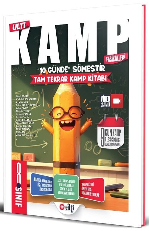 Ulti Yayınları 8. Sınıf Sömestir 10 Günde Kamp Fasikülleri Ulti Yayınları