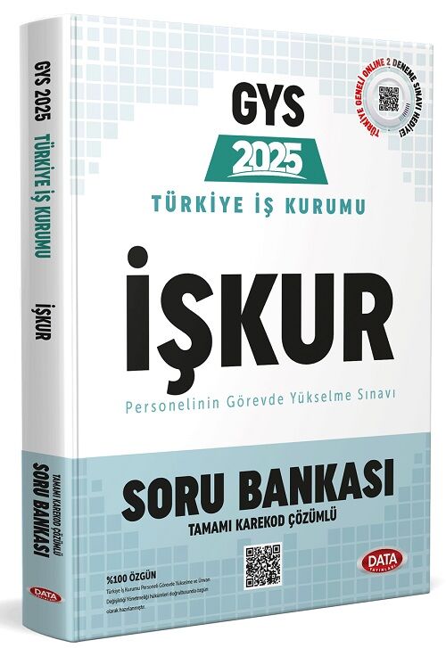 Data 2026 GYS İŞKUR Türkiye İş Kurumu Şube Müdürü Soru Bankası Görevde Yükselme Data Yayınları