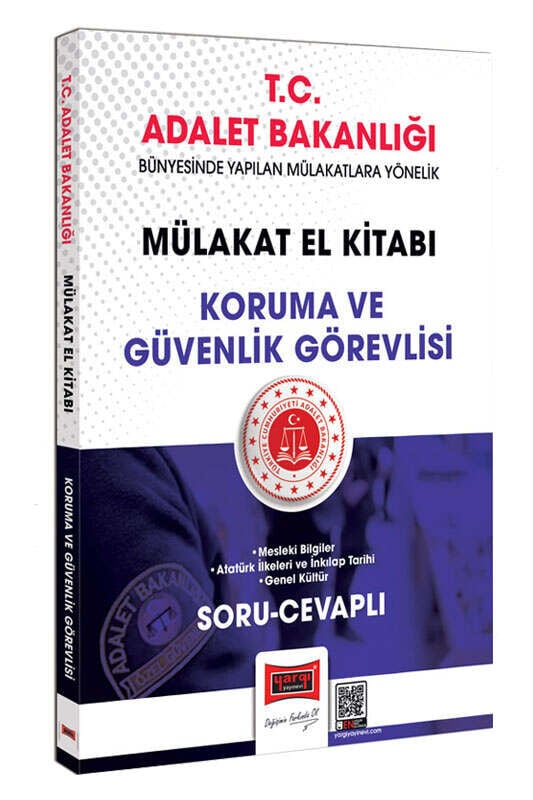 Yargı GYS Adalet Bakanlığı Koruma ve Güvenlik Görevlisi Mülakat El Kitabı Soru Cevaplı Görevde Yükselme Yargı Yayınları