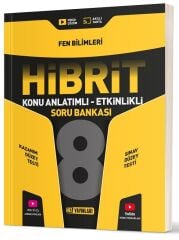 Hız Yayınları 8. Sınıf Fen Bilimleri Hibrit Konu Anlatımlı Etkinlikli Soru Bankası Hız Yayınları