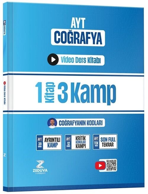 Zeduva YKS AYT Coğrafyanın Kodları Video Ders Kitabı - Yunus Turan Zeduva Yayınları