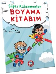 Çocuk Akademi Boyama Kitabım - Süper Kahramanlar Çocuk Akademi