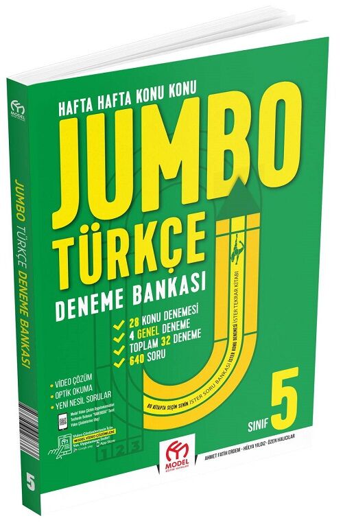 Model 5. Sınıf Türkçe Jumbo Deneme Bankası Model Eğitim Yayınları