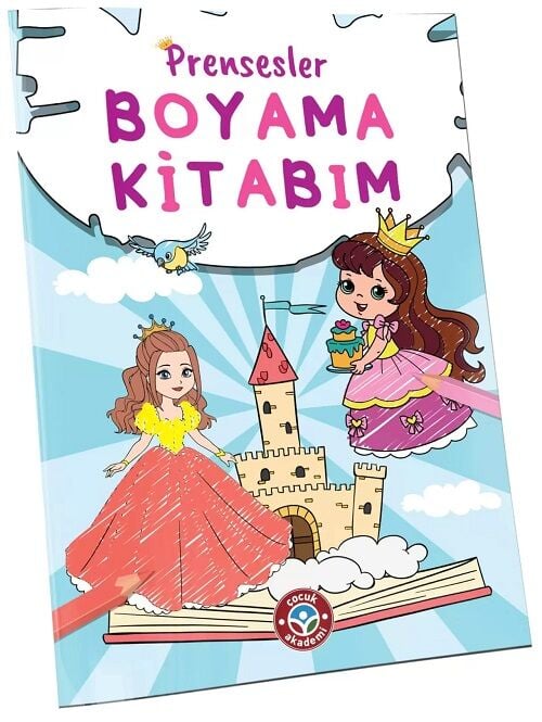 Çocuk Akademi Boyama Kitabım - Prensesler Çocuk Akademi