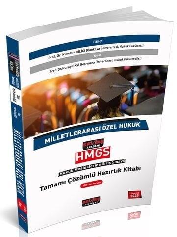 Savaş 2025 HMGS Milletlerarası Özel Hukuk Hazırlık Kitabı Çözümlü - Nurettin Bilici, Nuray Ekşi Savaş Yayınları