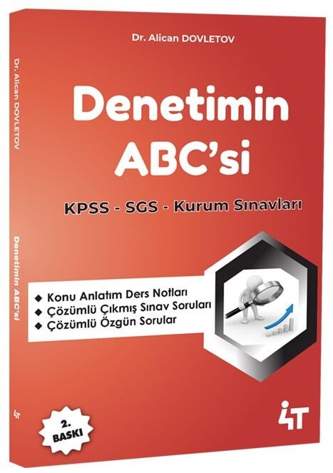 4T Yayınları KPSS A Grubu SMMM Staja Giriş Denetimin ABC si Konu Anlatımlı Soru Bankası 2. Baskı - Alican Dovletov 4T Yayınları