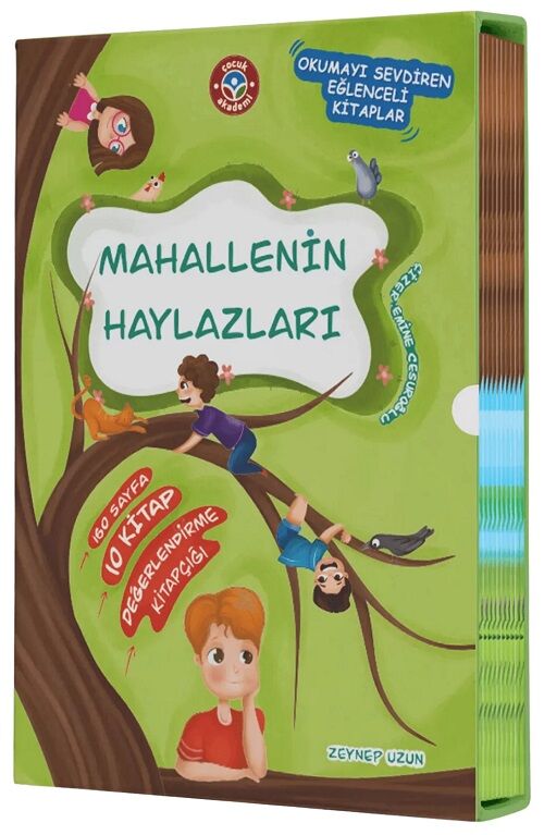 Mahallenin Haylazları Hikaye Serisi 10 Kitap - Zeynep Uzun Çocuk Akademi