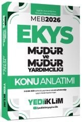 Yediiklim 2026 MEB EKYS Müdür ve Yardımcılığı Konu Anlatımlı Yediiklim Yayınları