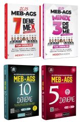 Pegem + İndeks 2025 MEB-AGS 15+10 Deneme 4 lü Set Pegem + İndeks Akademi Yayınları