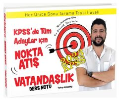 SÜPER FİYAT - Yakup Karataş 2023 KPSS Vatandaşlık Nokta Atış Ders Notu Yakup Karataş