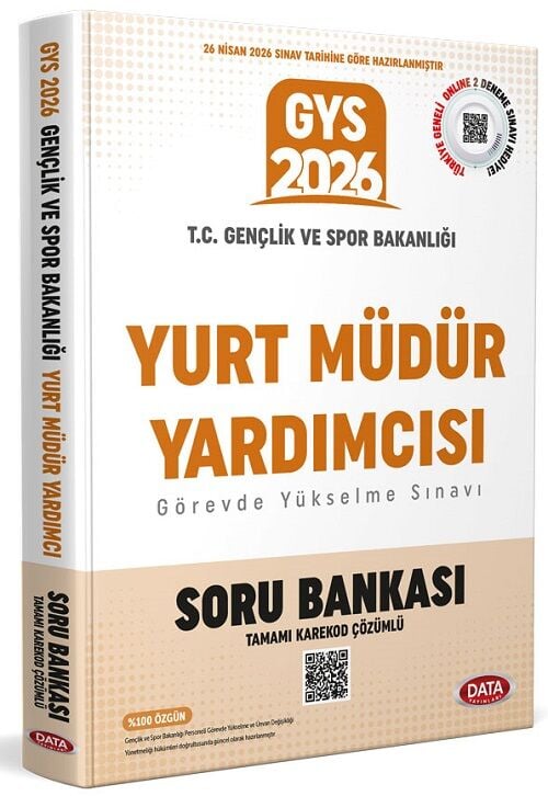Data 2026 GYS Gençlik ve Spor Bakanlığı Yurt Müdür Yardımcısı Soru Bankası Çözümlü Görevde Yükselme Data Yayınları