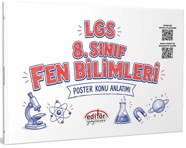 Editör 8. Sınıf LGS Fen Bilimleri Poster Konu Anlatımı Editör Yayınları